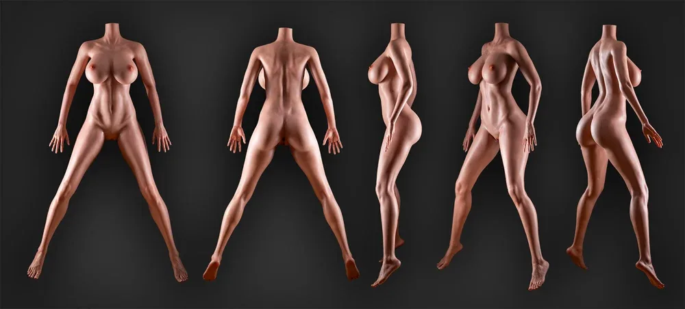 Mysterious Beast with a Beauty Silicone Sex Doll - Joan