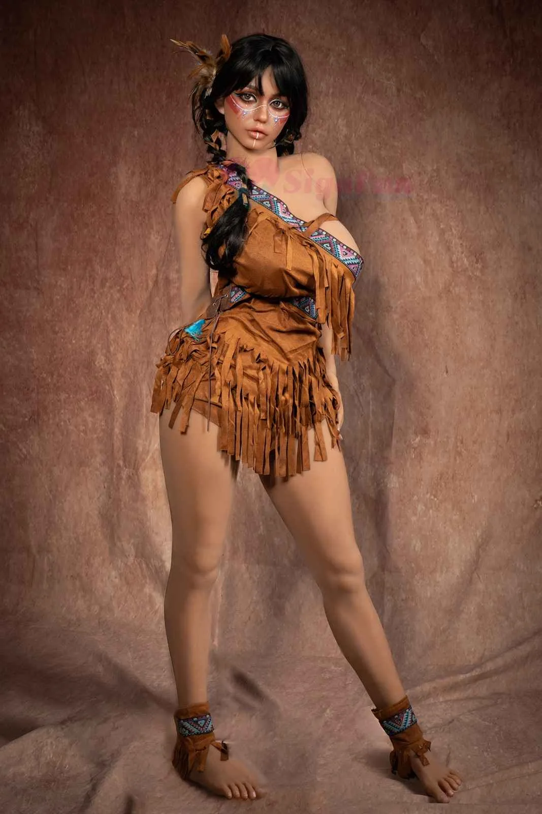 159cm (5ft2") American Indian Silicone Head Sex Doll - Ada - In Stock | EU Only view 6