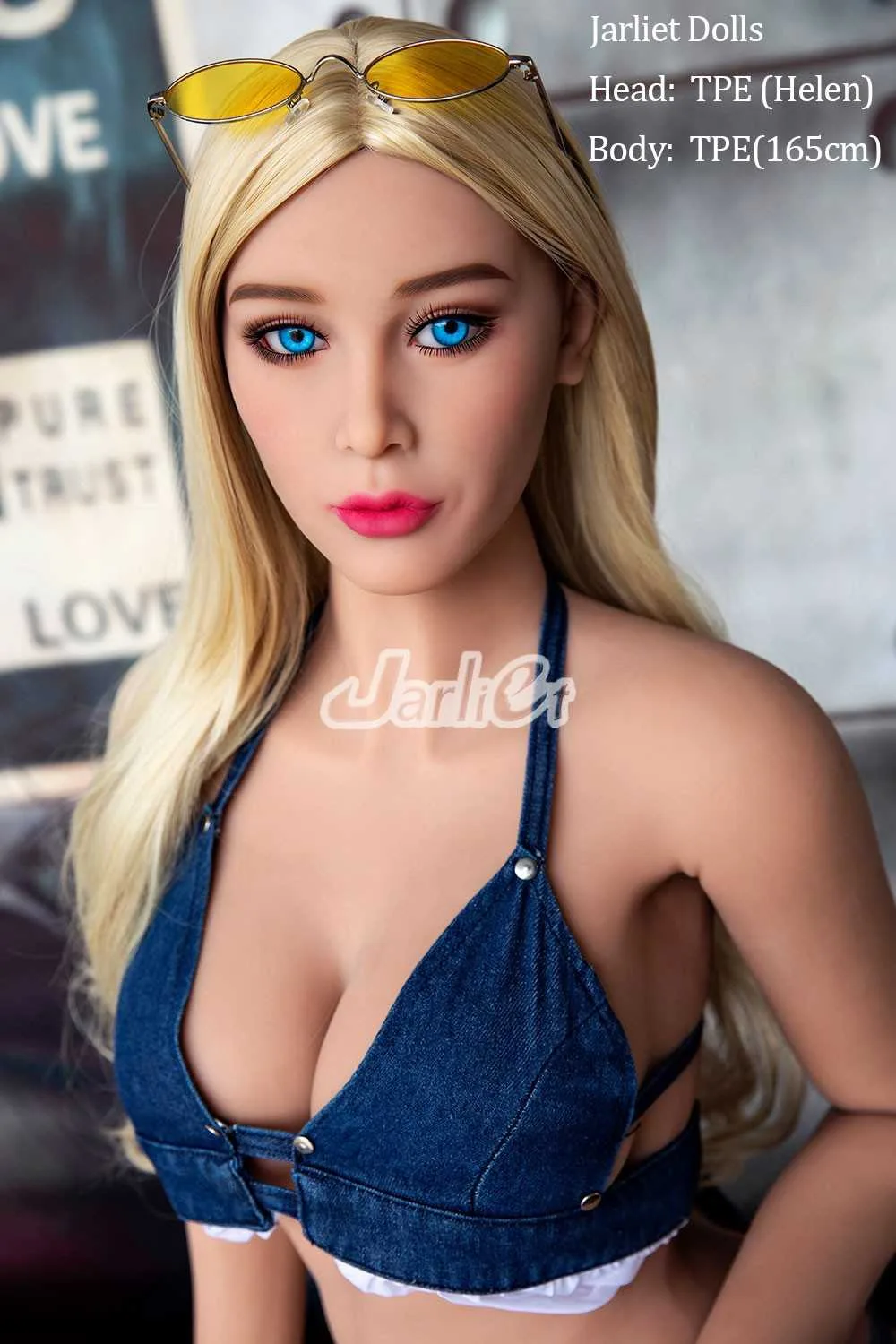 165cm (5ft4") Sexy Blonde Full TPE Sex Doll - M-Cup - Helen view 4