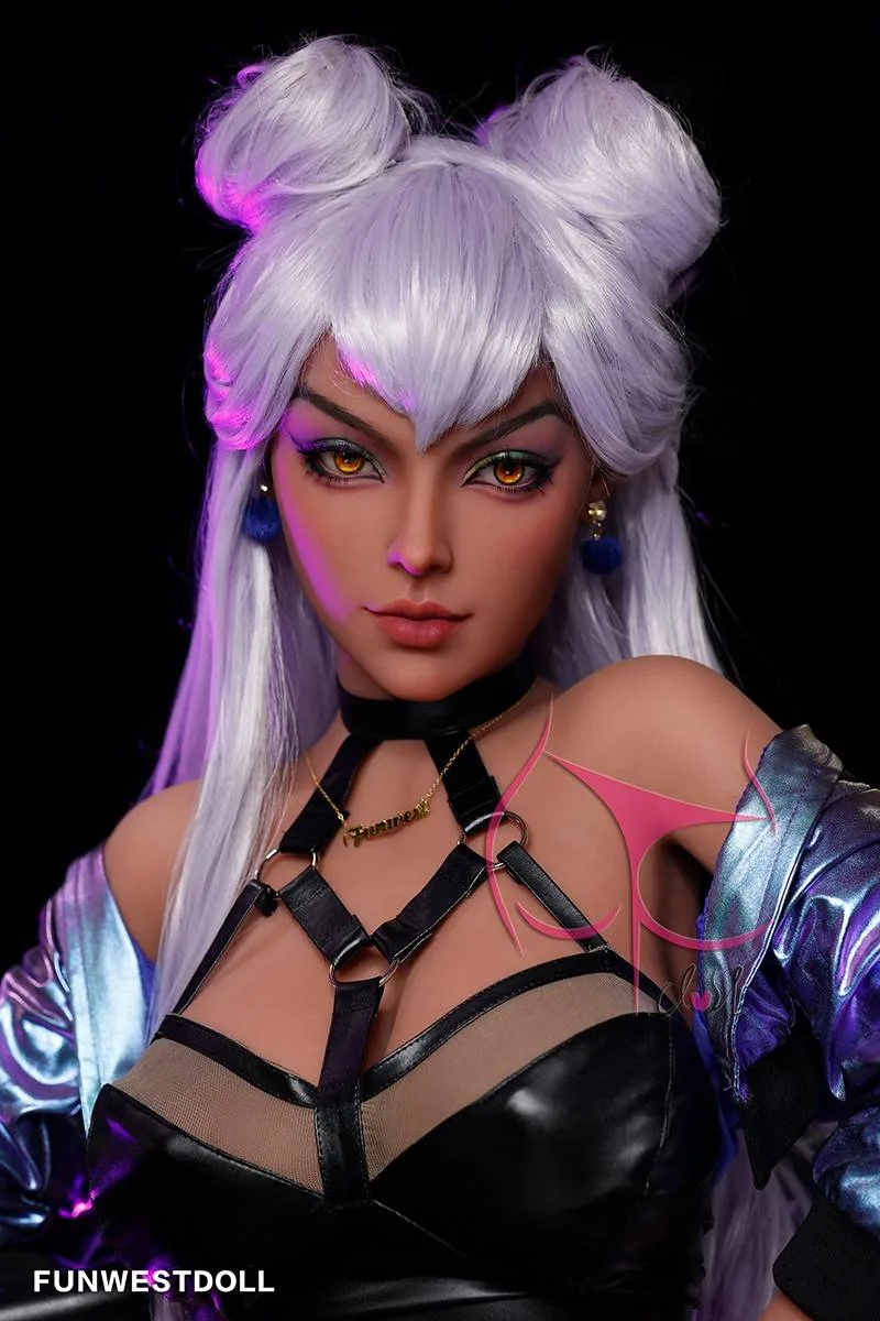155cm (5ft1') F-Cup The Ultimate White-Haired Anime Sex Doll - Yamato view 4