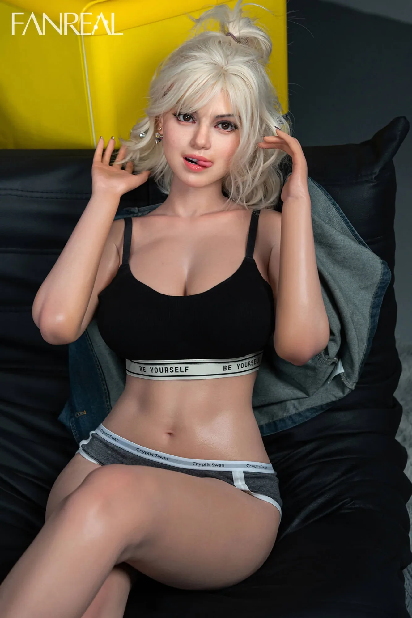 155cm (5ft0") Athletic Girl Silicone Sex Doll with ROS Head - F-Cup - Maria view 5