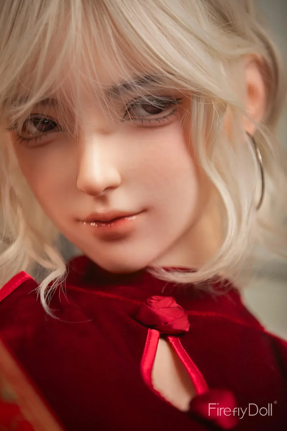 164cm (5ft3") Asiatic Tender Blonde Silicone Sex Love Doll - Linglong view 4