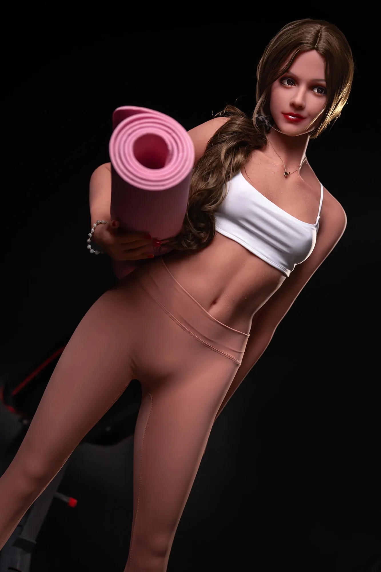 160cm (5ft2") Athletic Girl Hybrid Sex Doll - A-Cup - Rose view 4