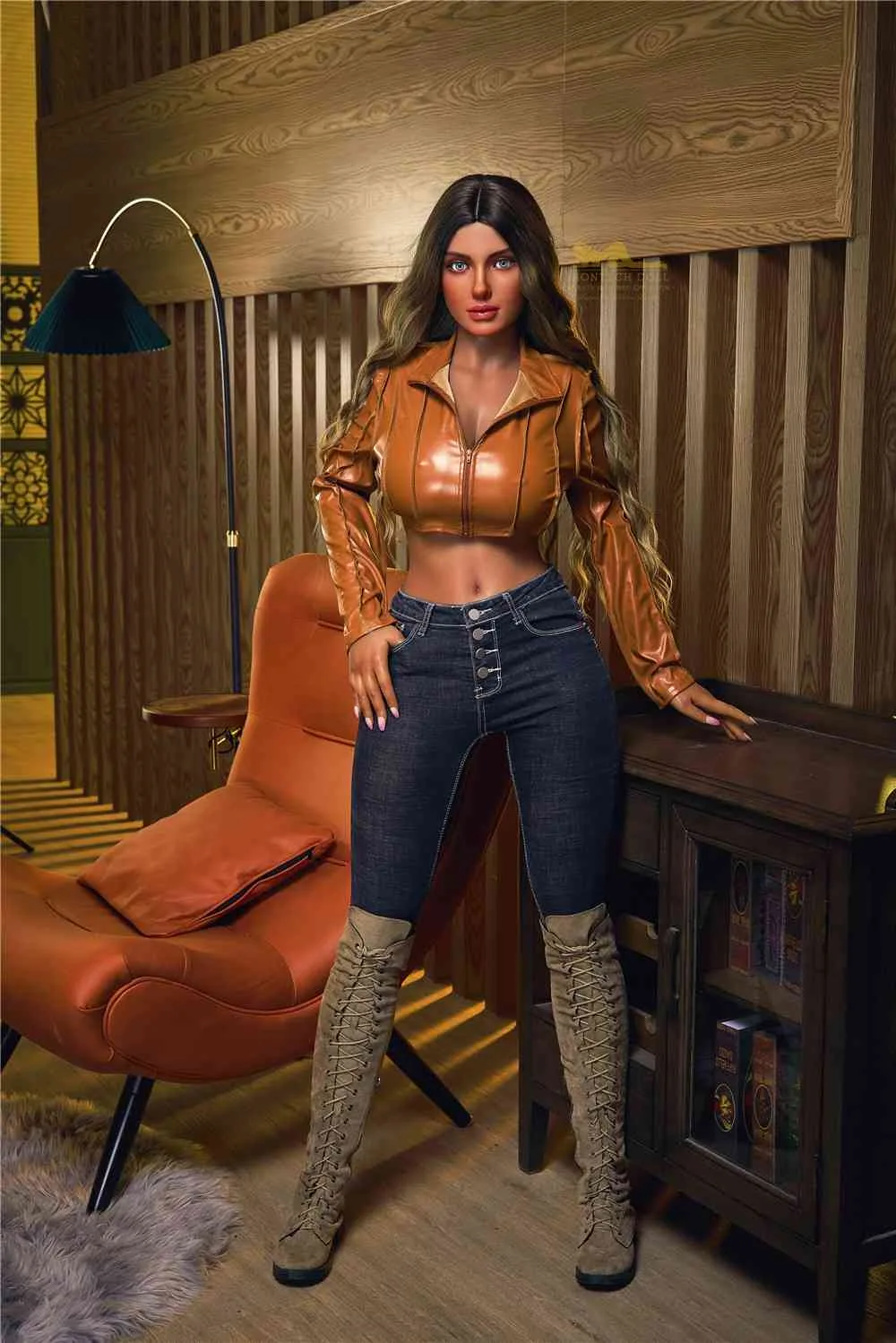 165cm (5ft5’) Silicone Sex Doll Big Tits - Lina view 1