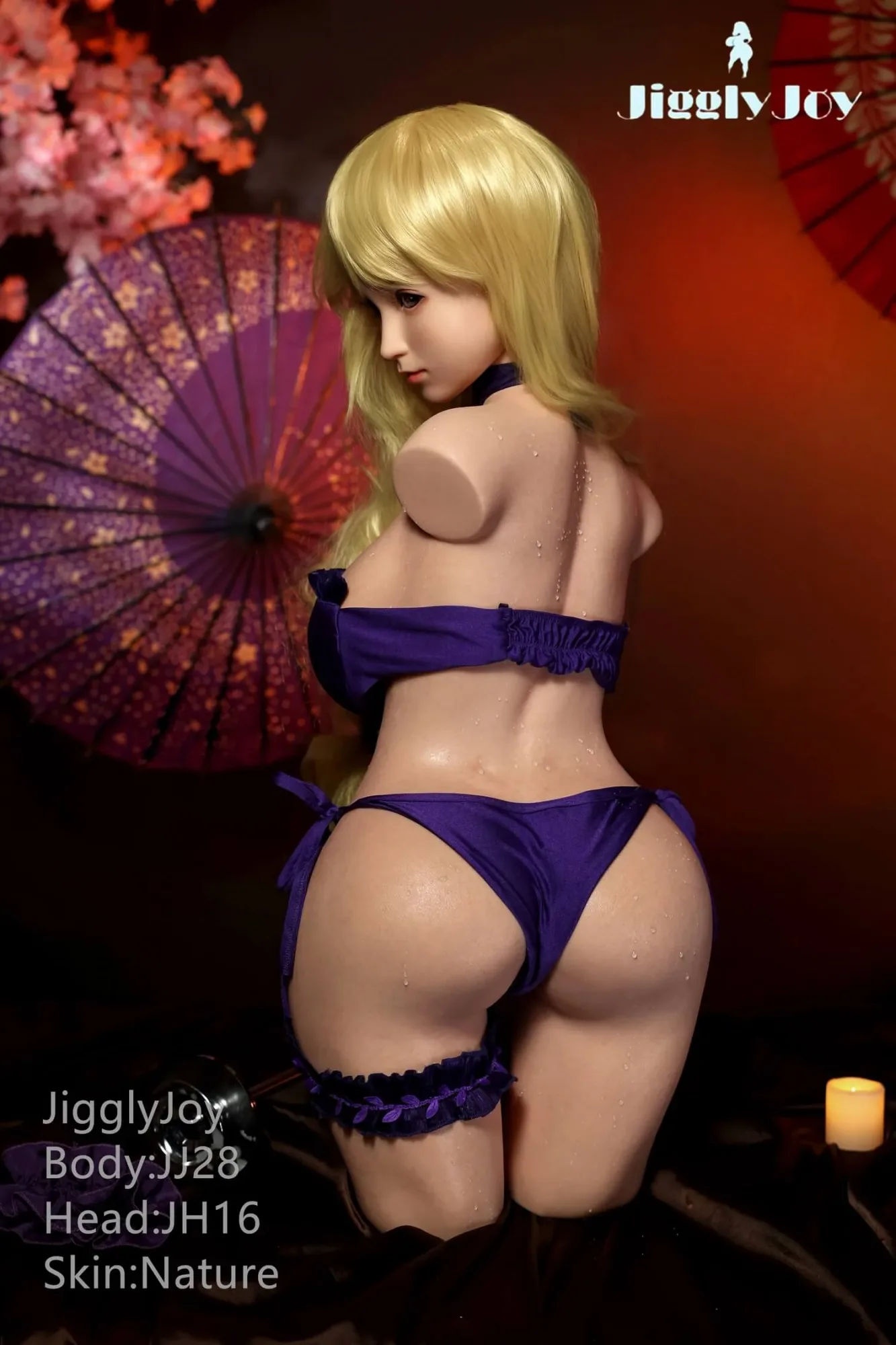 96cm (37.7") Blonde Ultra Soft Silicone Torso Sex Doll - Doris view 4