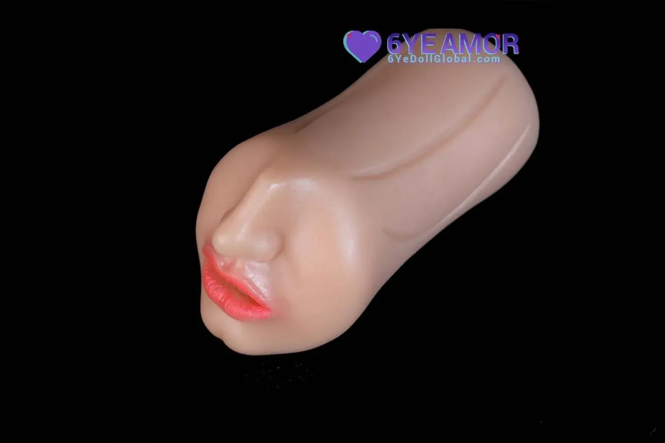 10cm (3.9") Blowjob Mouth with Teeth Masturbator ( Model# LY0011) view 3