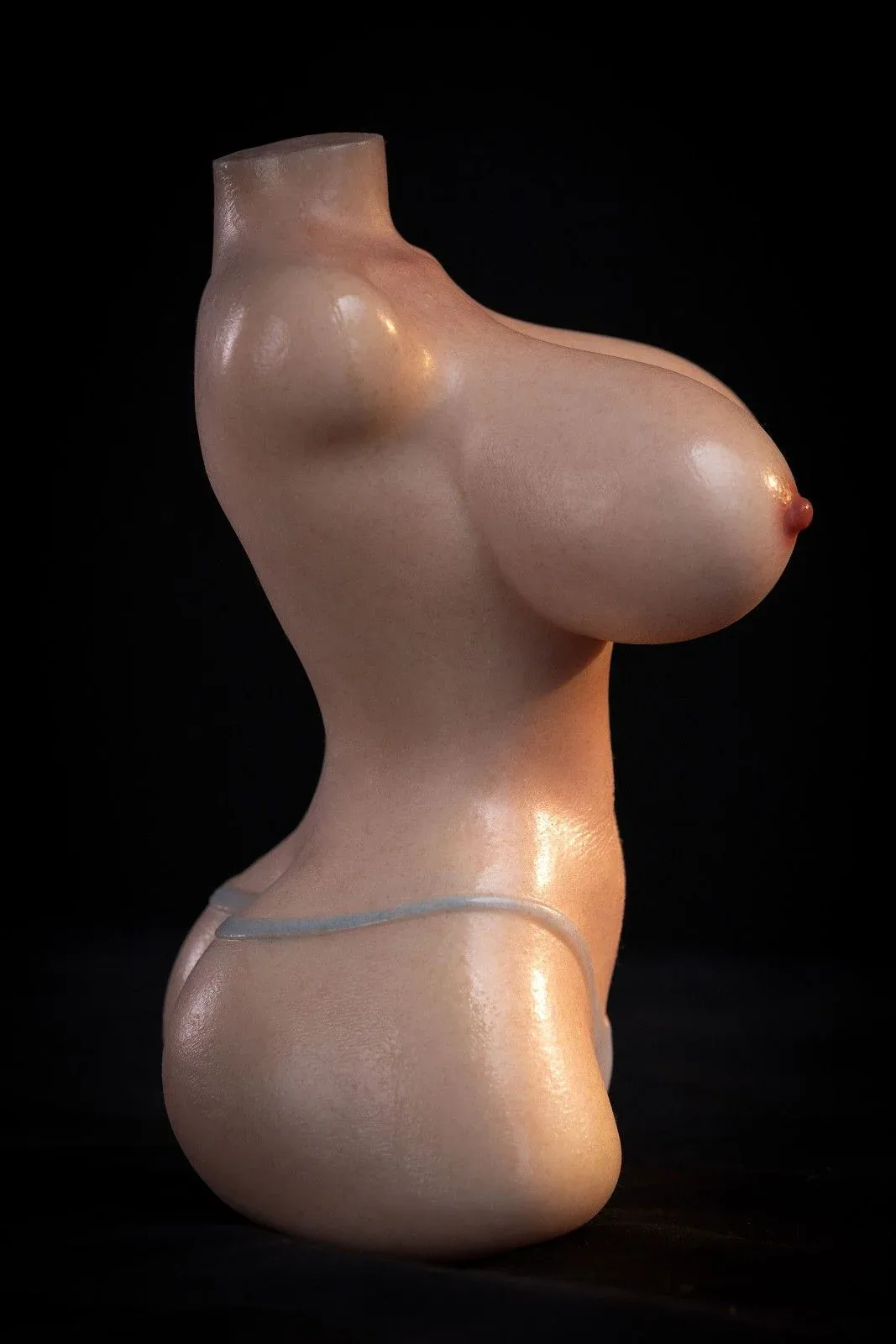 21cm (8.7") LoveNestle Series Mini Silicone Torso Masturbator - Orgasm I view 8
