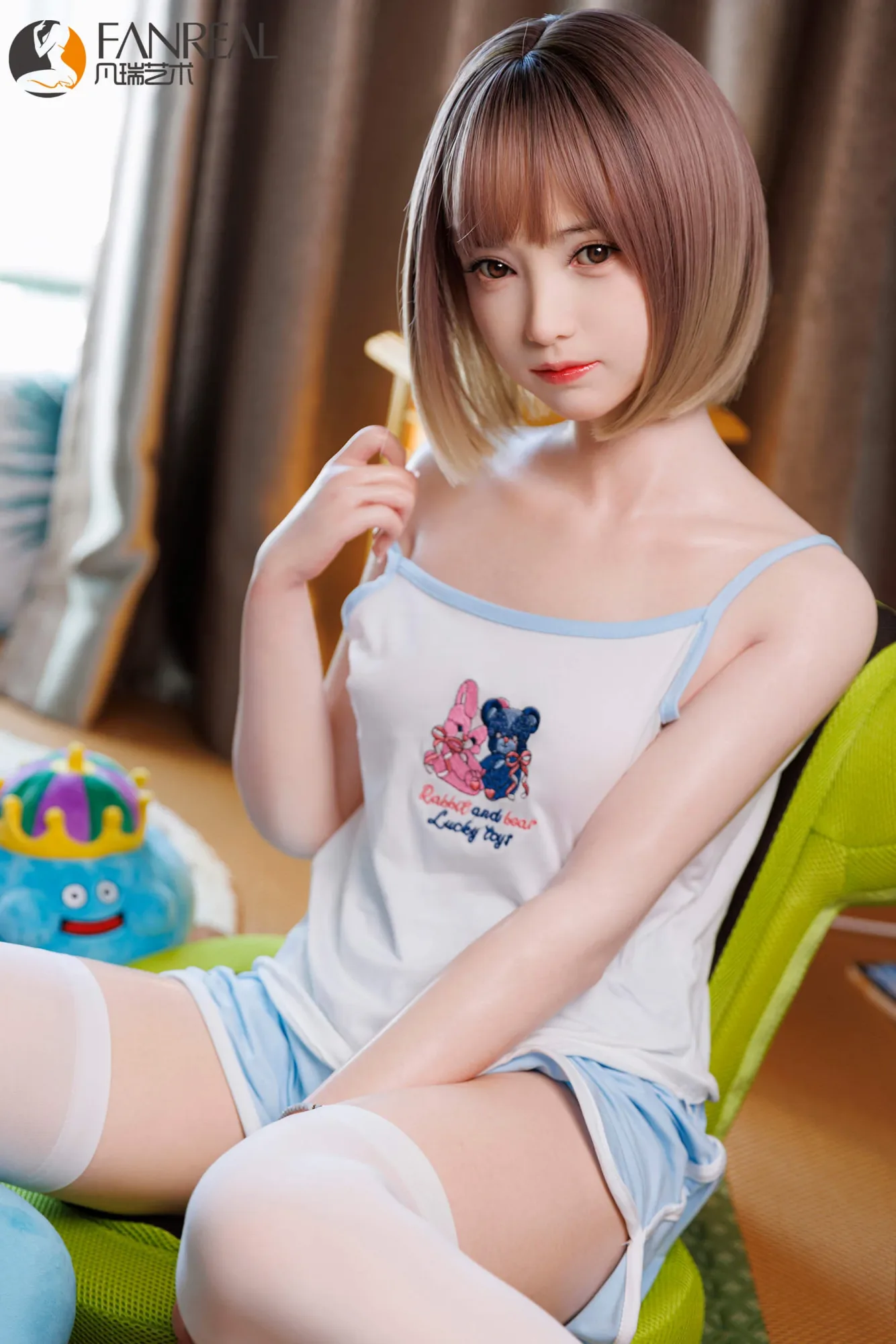 153cm (5ft0") Japanese Short Hair Silicone Sex Doll - B-Cup - Mo view 7