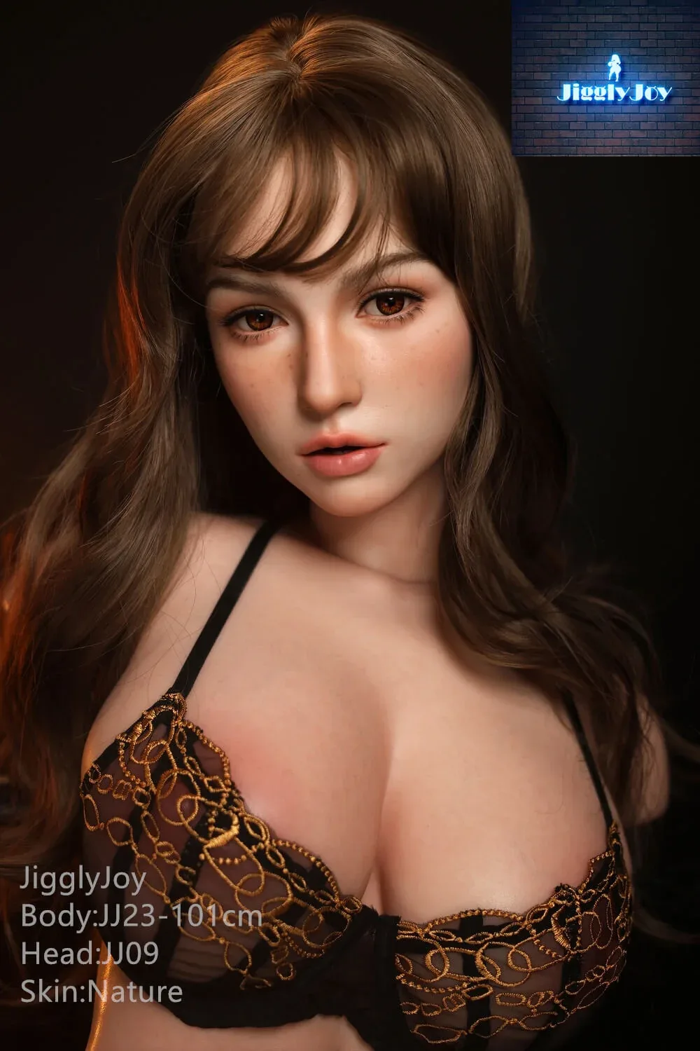 101cm (39.7") Full Silicone Torso Sex Doll with ROS Head - F-Cup - Winnie view 5