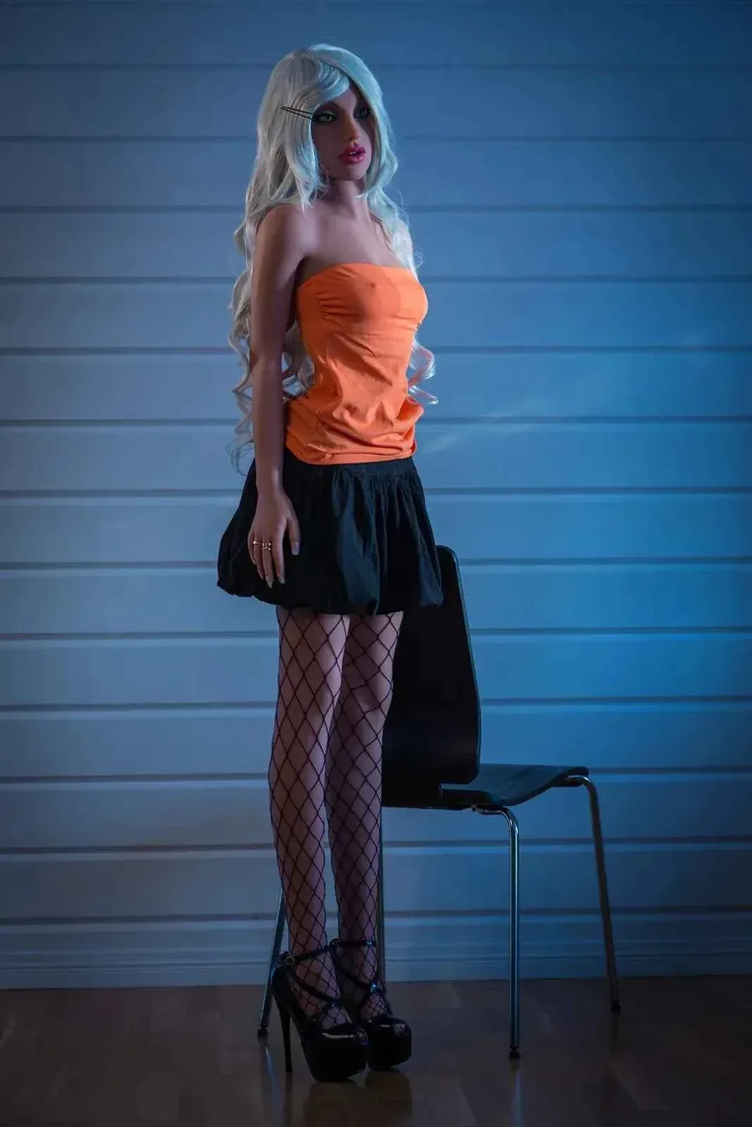 155cm (5ft1') A-Cup! Small Breast and Thin Waist with Head #58