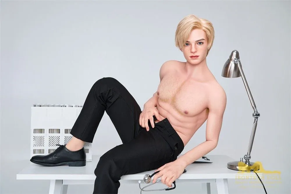 170cm (5ft5") British Silicone Male Sex Doll – Golden-Haired Fantasy Doctor - Lucas view 2