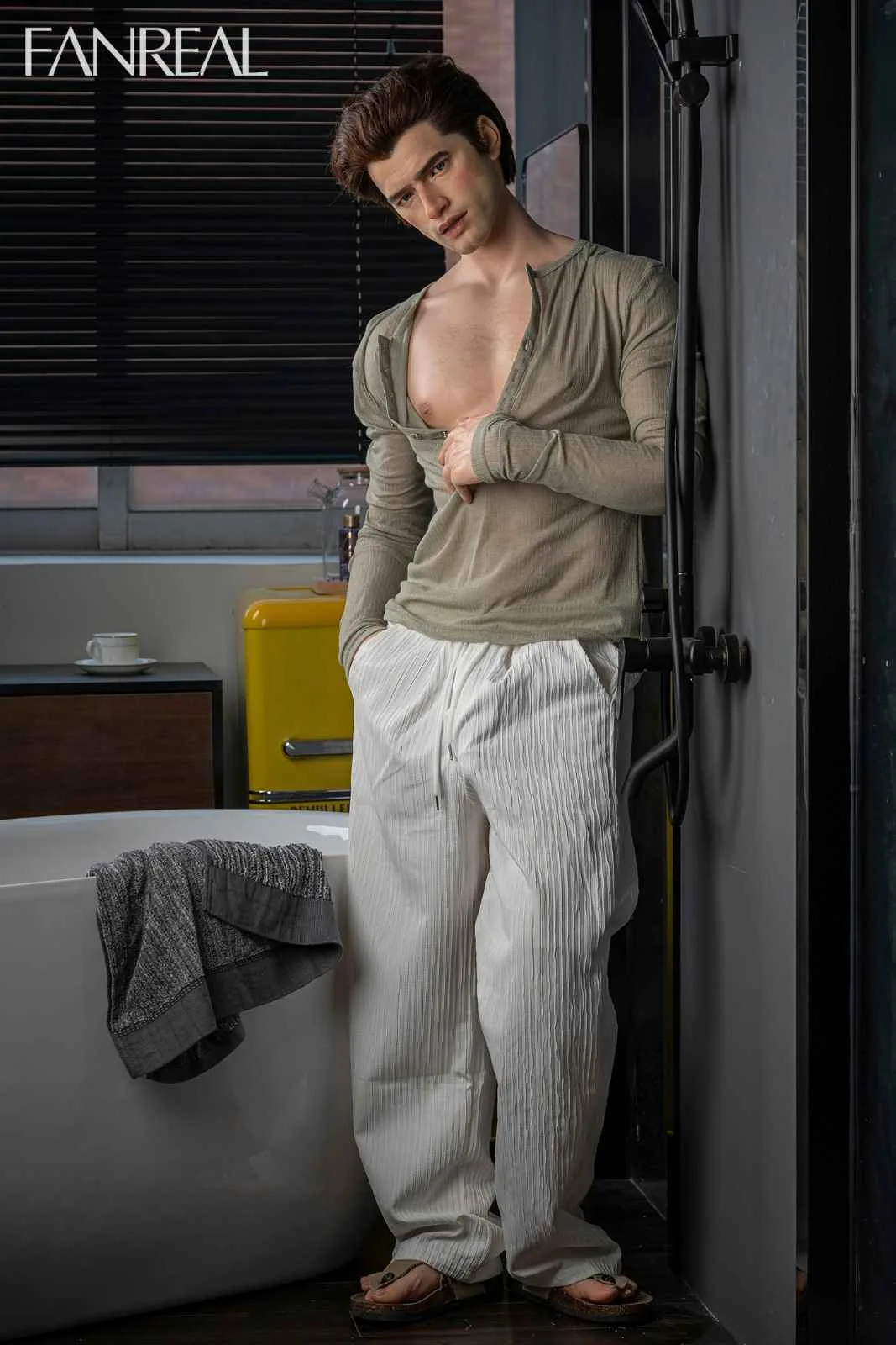 173cm (5ft8") Male Silicone ROS Sex Doll – Carter view 4