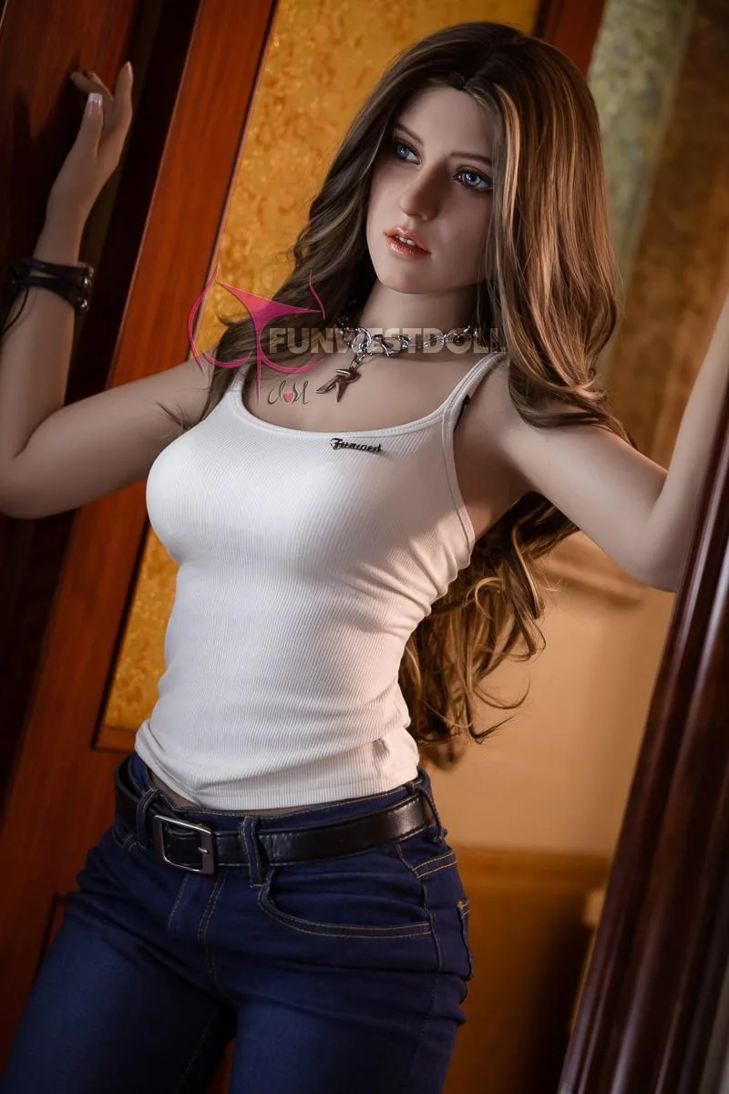 159cm (5ft2') A-Cup Real Doll Sex Doll with Tiny Breasts - Jasmine