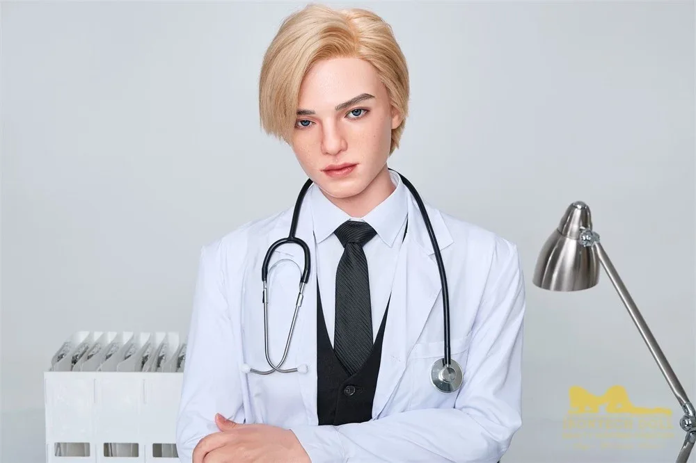 170cm (5ft5") British Silicone Male Sex Doll – Golden-Haired Fantasy Doctor - Lucas view 8