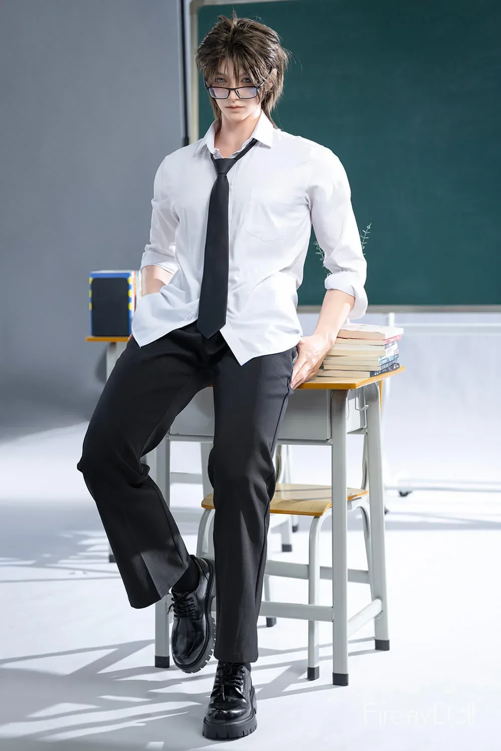 175cm (5ft7") Brunette Boy Silicone Sex Male Doll - Jiang Ling view 2