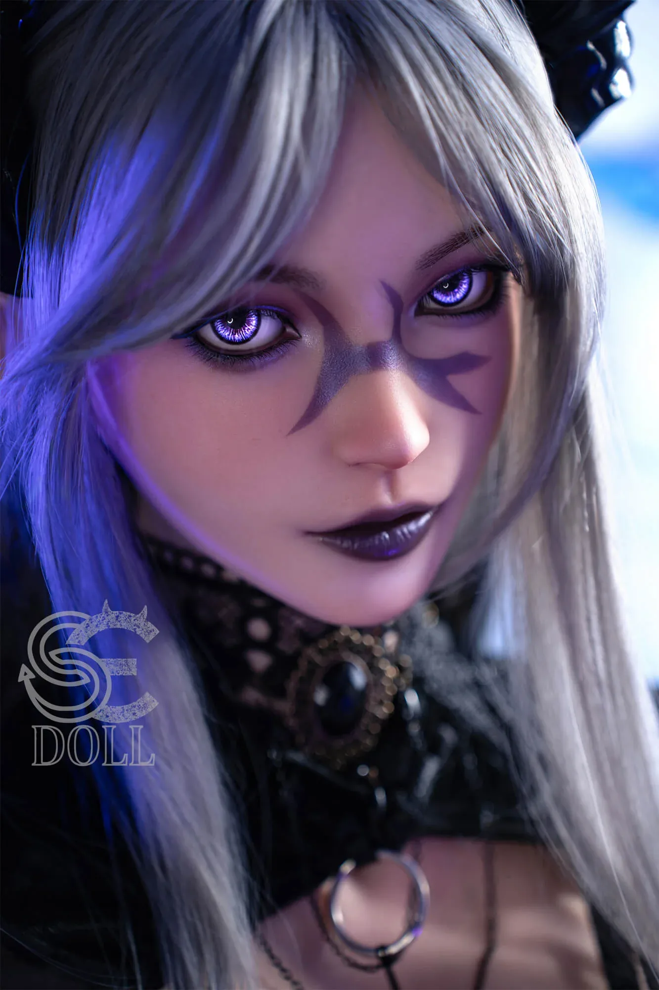 161cm (5ft3") ROS Dark Elf Fantasy Silicone Sex Doll - E-Cup - Aryana.C - In Stock | EU Only view 6