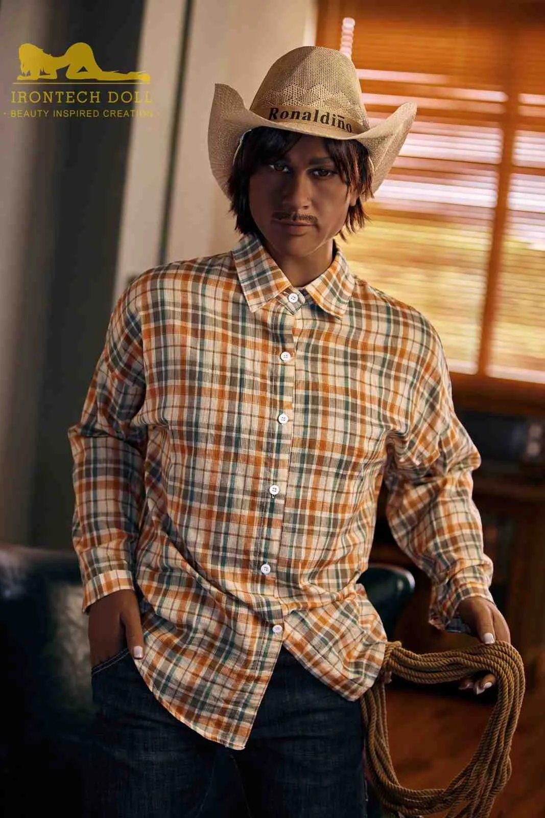 175cm (5ft9') Country Boy Male Sex Doll - Lean view 4