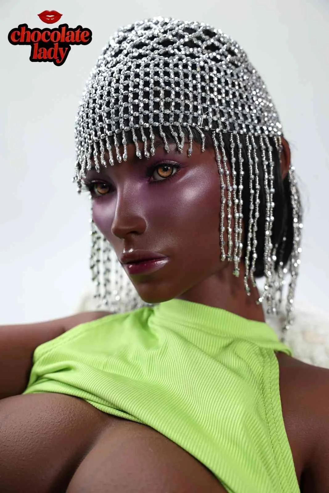 145cm (4ft9") ROS Ebony Full Silicone Sex Doll - D-Cup – Nova view 6