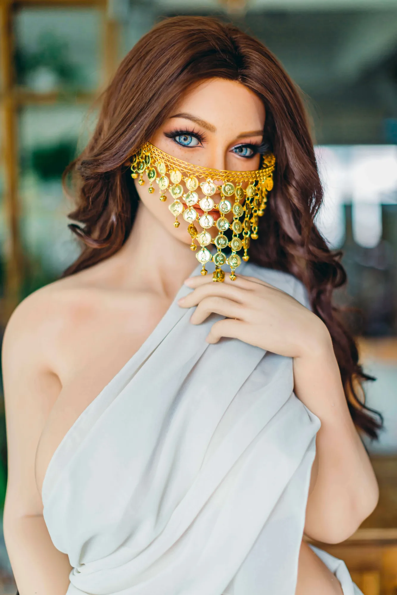 165cm (5ft5") Elegant Brunette Silicone Sex Doll - G-Cup - Adele - In Stock | US Only view 8