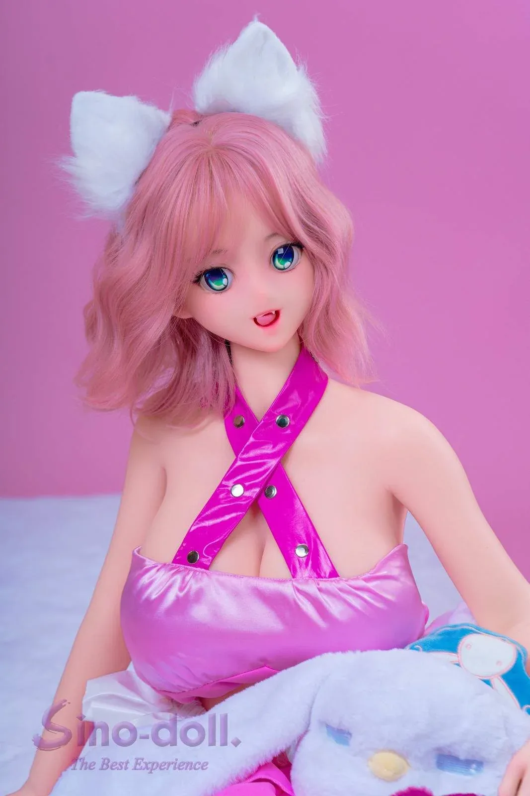 143cm (4ft8") Big Breasts Full Platinum Silicone Sex Doll - Soft-Max – Linlan view 7