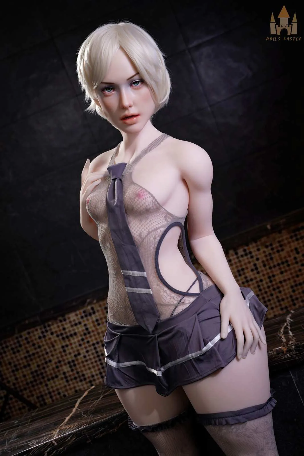 148cm (4ft8") Femboy Hybrid Sex Doll - B-Cup - Kimora view 4