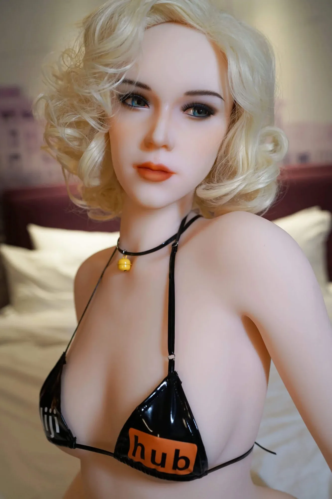 160cm (5ft2") Bold Blonde Short Hair S-TPE Sex Love Doll - B-Cup - Scarlett view 2