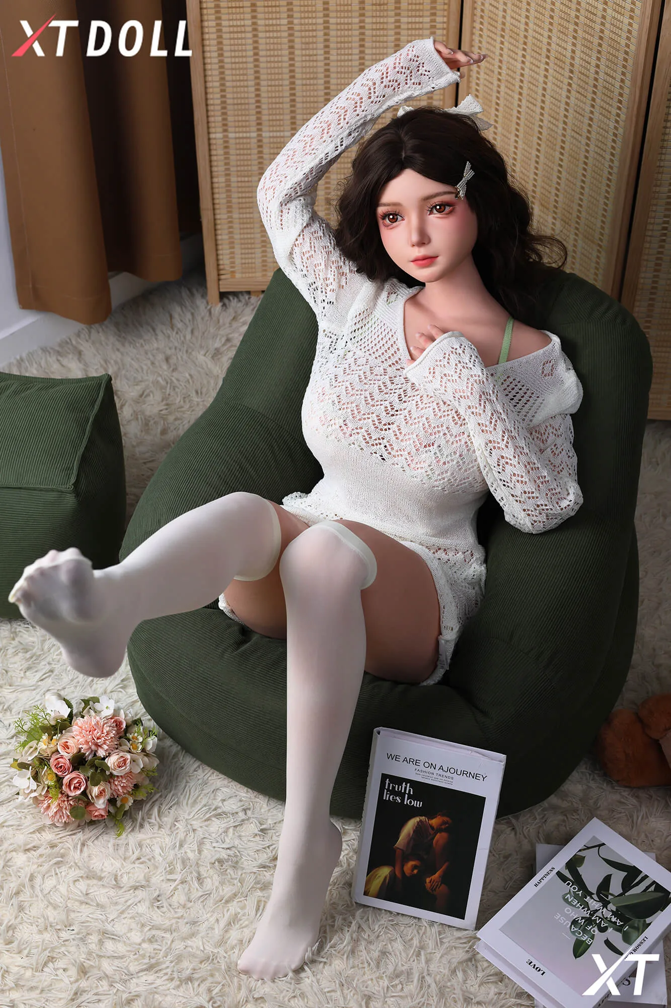153cm (5ft0") Asiatic Silicone Sex Doll - I-Cup - Joy view 5