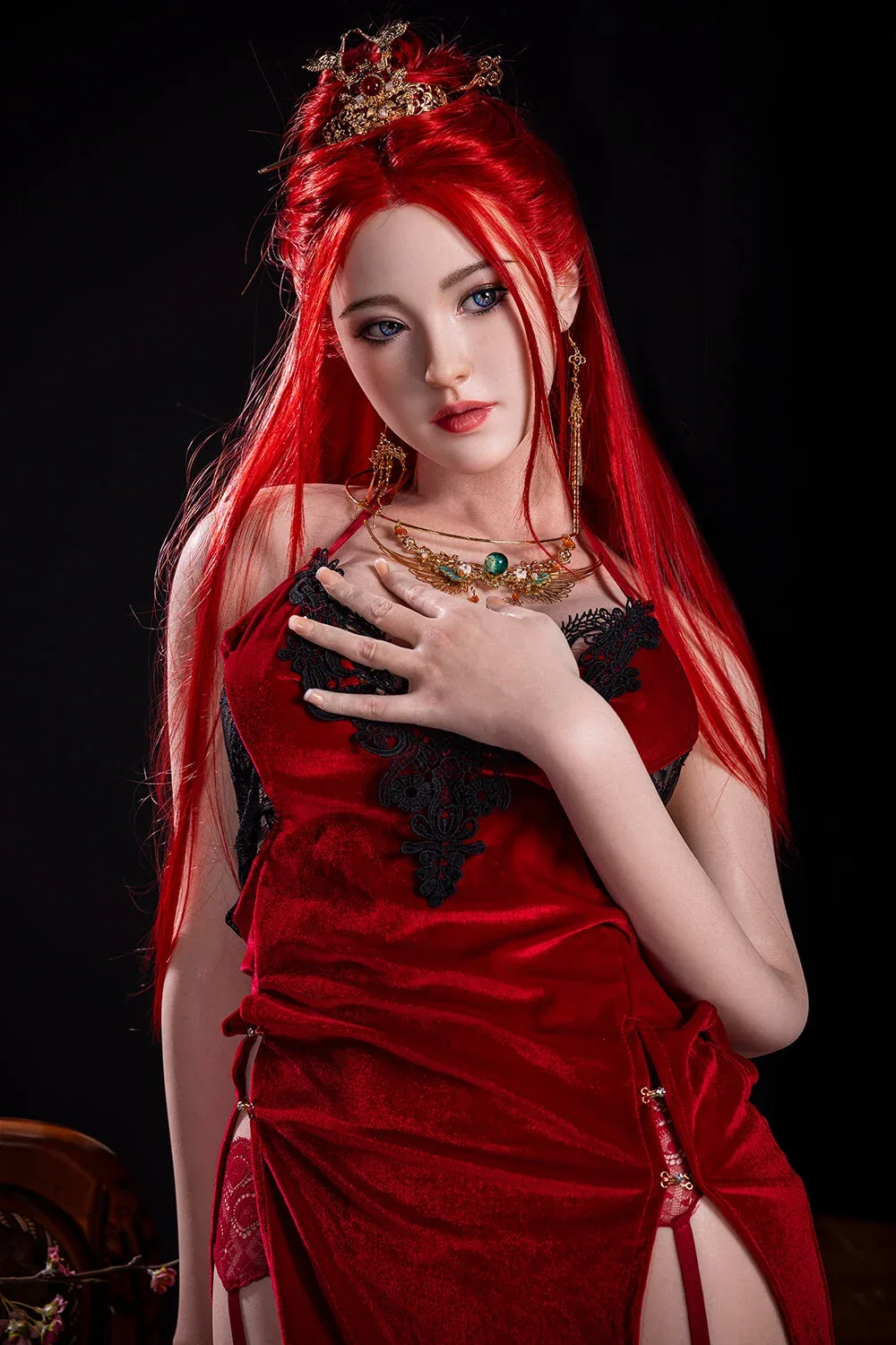 169cm (5ft6") Bombshell Redhead Full Silicone Sex Doll - C-Cup - Dache Zheng - In Stock | US Only