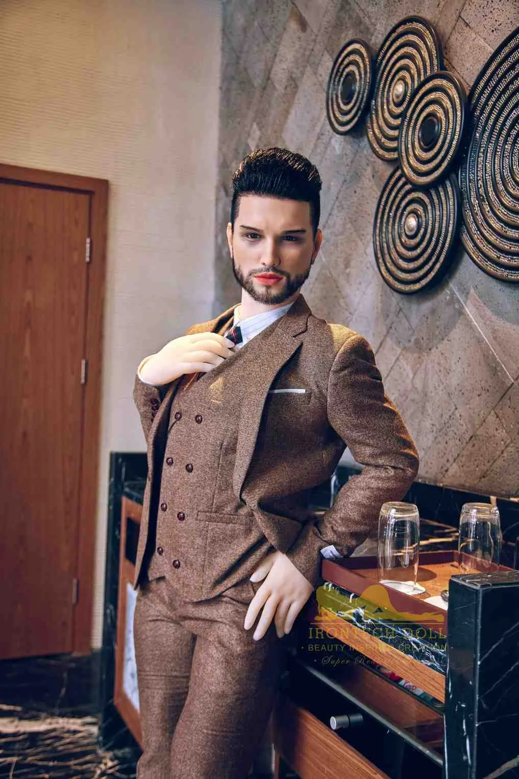 162cm (5ft4') Fine Eligible Bachelor with Silicone Head Male Sex Doll- Zayn view 3