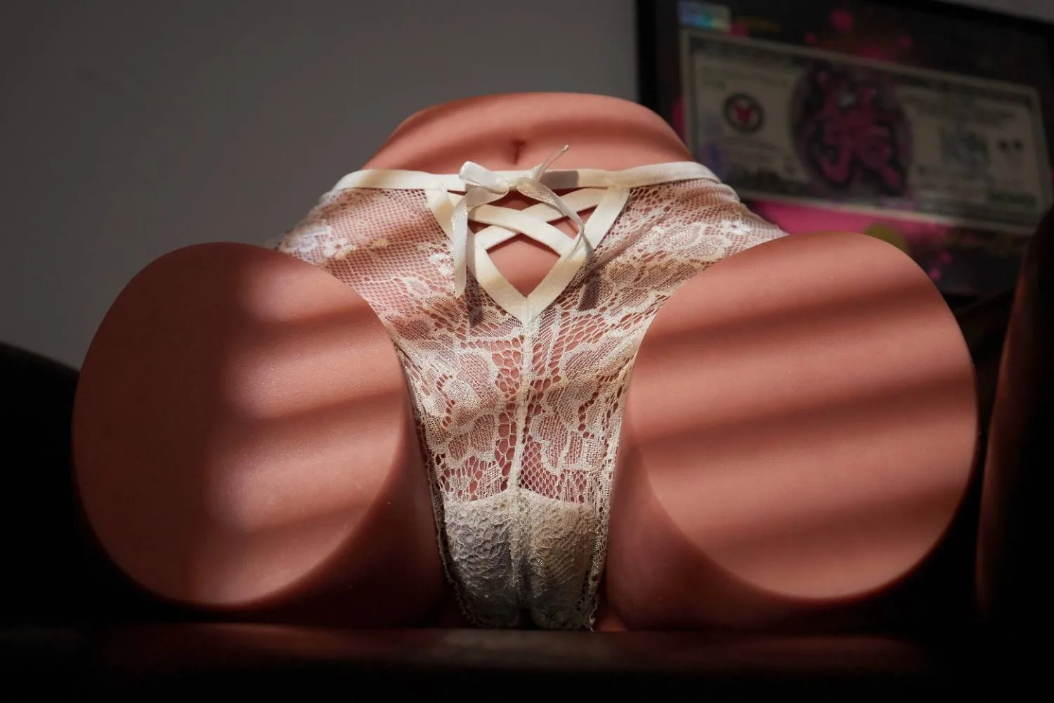 23.5cm (9.2") RS-6 Black Skin Sex Silicone Torso Butt - Climax Doll Pro view 4
