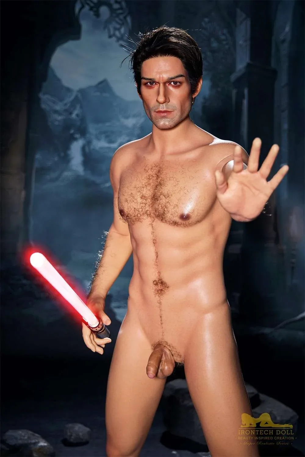 170cm (5ft5') Dark Warrior Fantasy Male Silicone Sex Doll - Thomas view 2