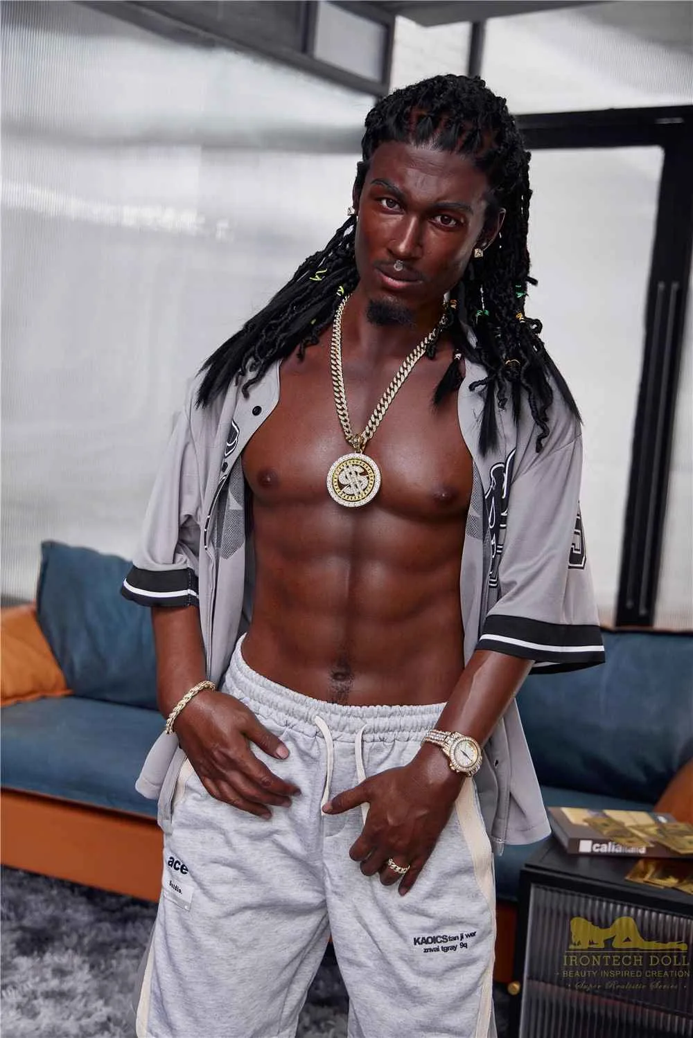 170cm (5ft5') Black Male Sex Doll - Realistic Silicone Fantasy - Bill view 8