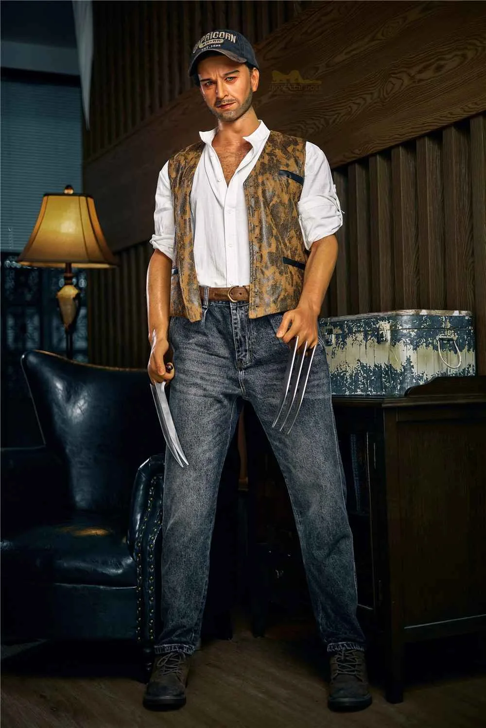176cm (5ft7") American Silicone Male Sex Doll Muscular & Wild Companion - Wiliam view 7