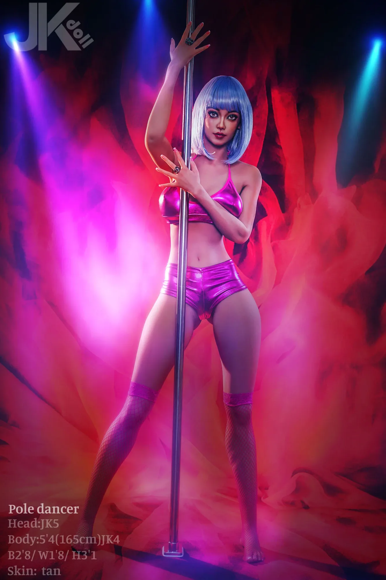 165cm (5ft4") TPE Sex Doll – J-Cup - Pole Dancer JK#5 view 1