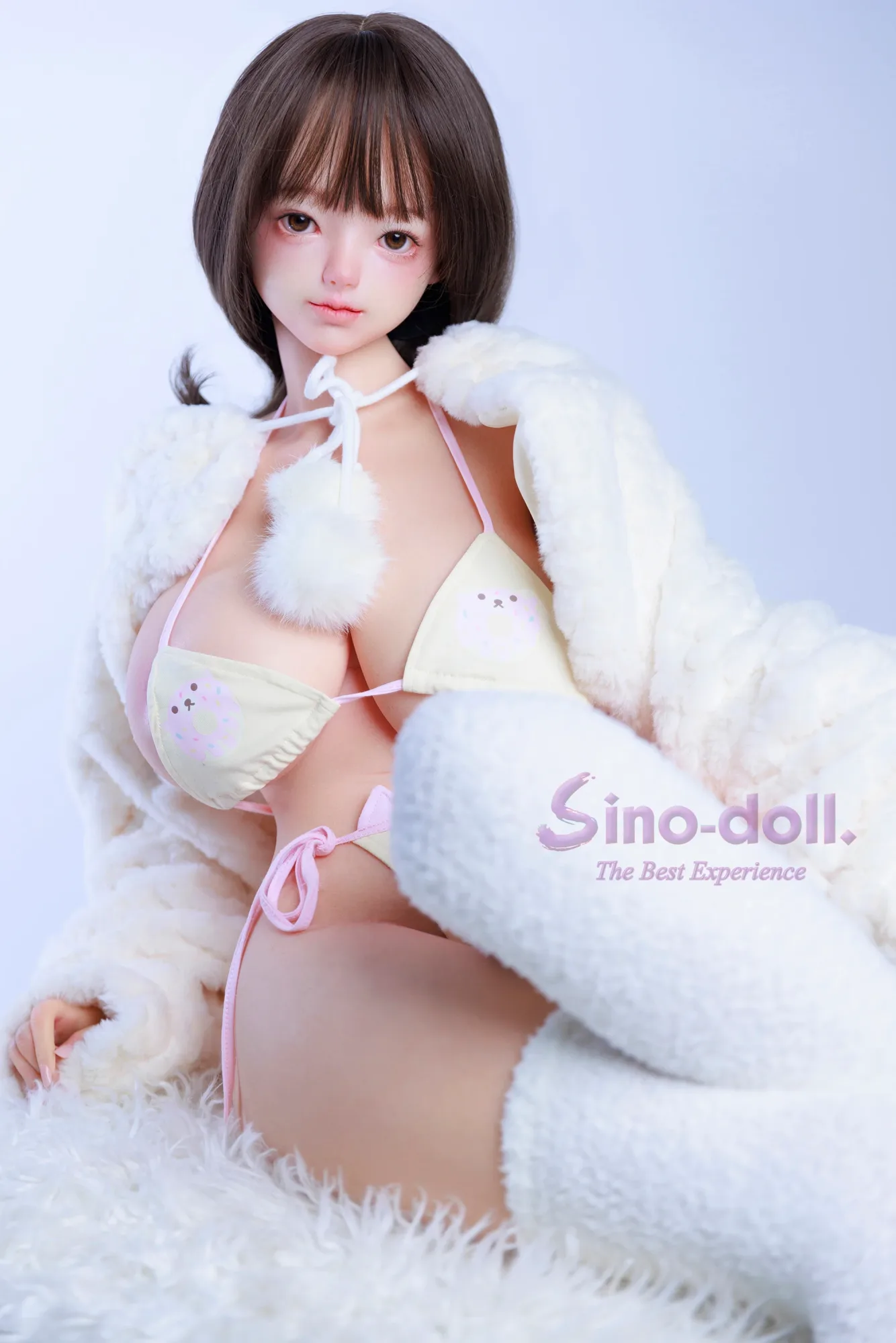 143cm (4ft8") Big Breasts Full Platinum Silicone - Soft-Max Doll – Linbai view 8