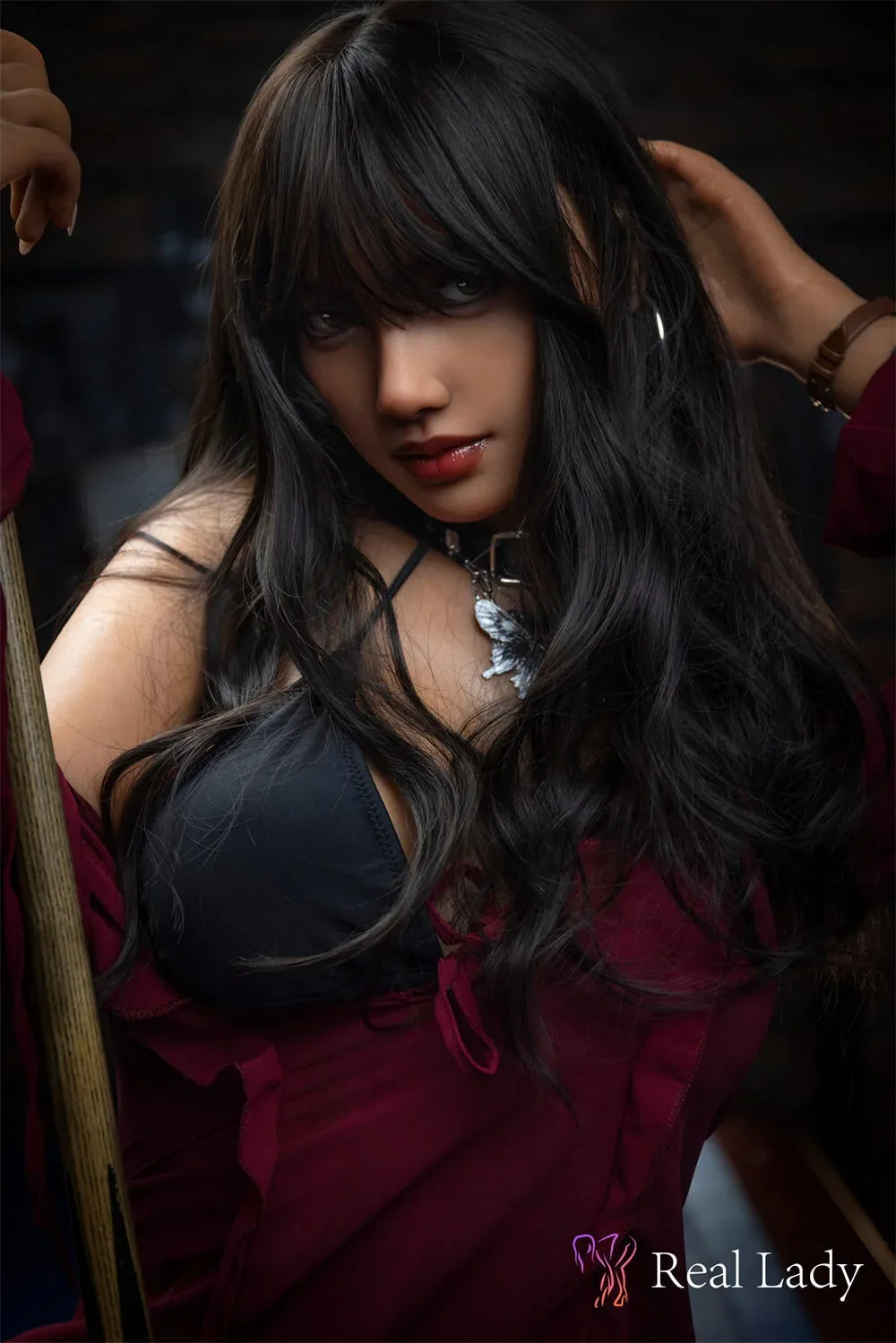 170cm (5ft7") Dark Tanned S30 Head Silicone Sex Doll - D-Cup - Rita view 8