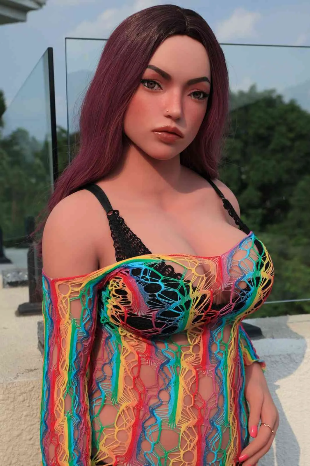 155cm (5ft2") Real Sex Doll - TPE Body with Ginny Silicone Head view 1