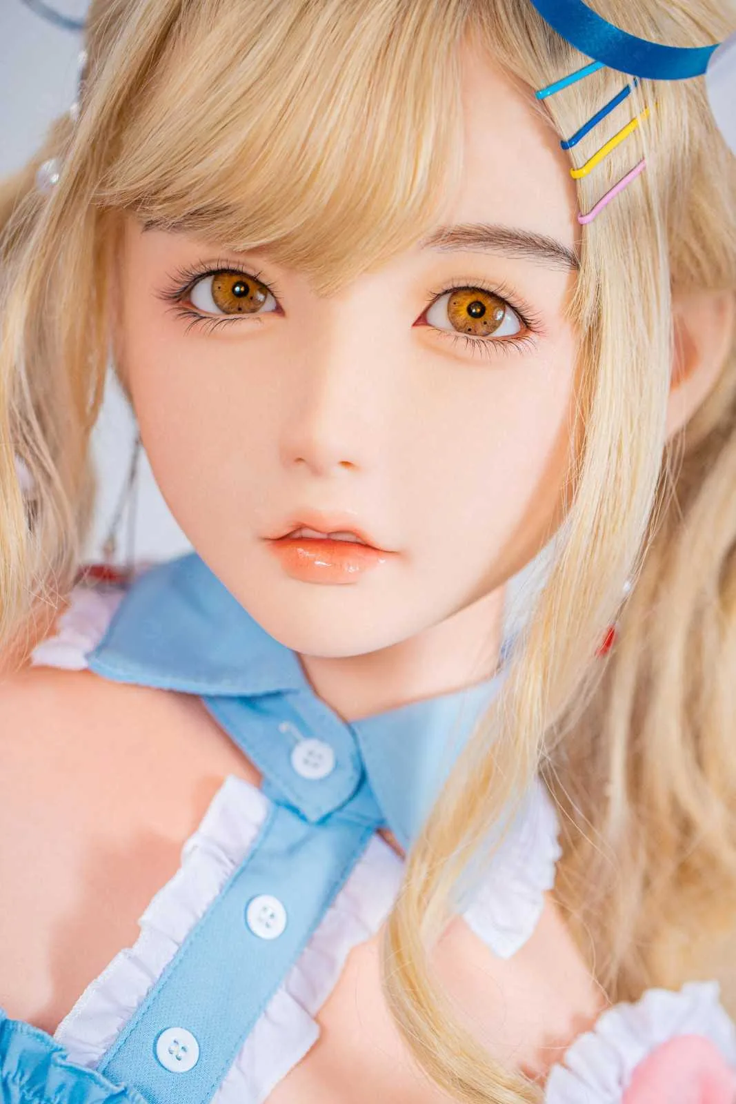 148cm (4ft8") Blonde Asian Silicone Doll - C-Cup - Amily view 1