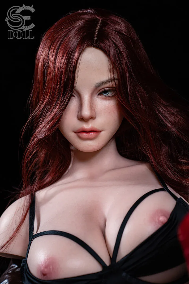 107cm (3ft5”) Sexy Redhead Silicone Sex Torso - H-Cup - Scarlett Reed.A - In Stock | US Only view 5