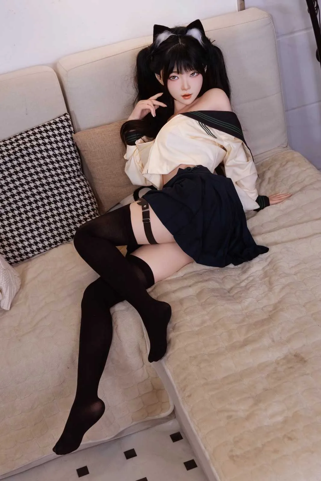 148cm (4ft8") Lifelike Asian Silicone Love Doll - C-Cup - Tamaki view 5