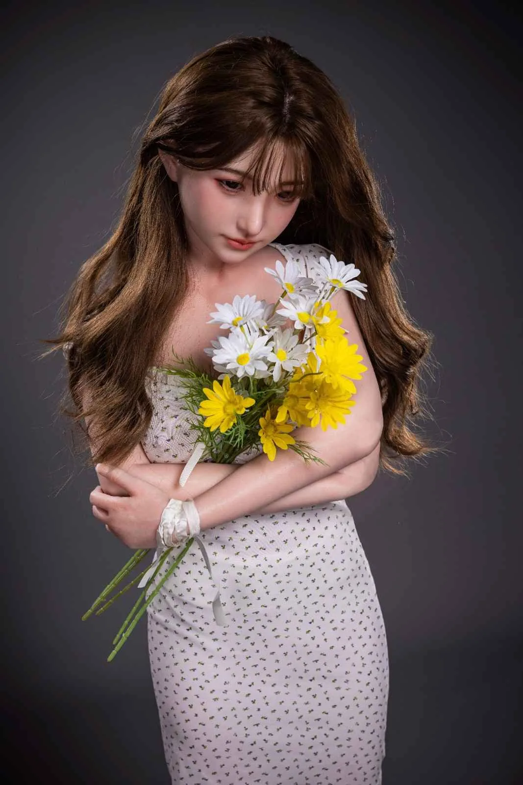 151cm (4ft11") Petite & Tiny Asian Silicone Sex Doll - B-Cup - Yufan view 3