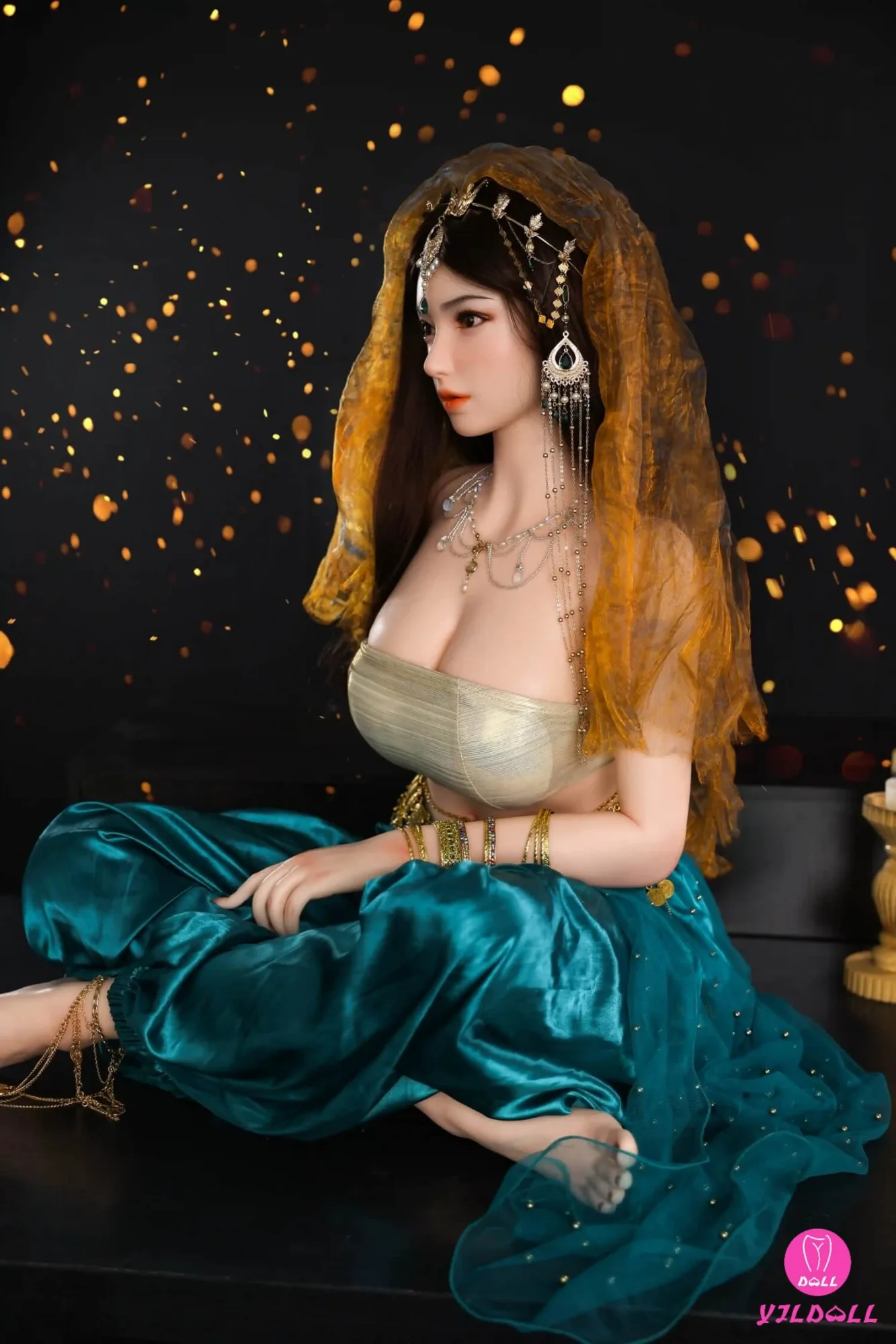 163cm (5ft3") Sexy Hindi Head & Body One Piece Silicone Love Sex Doll - F-Cup - Jiya view 3