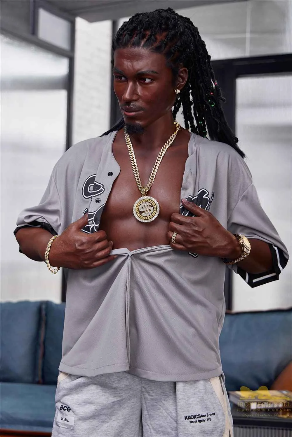 170cm (5ft5') Black Male Sex Doll - Realistic Silicone Fantasy - Bill view 6