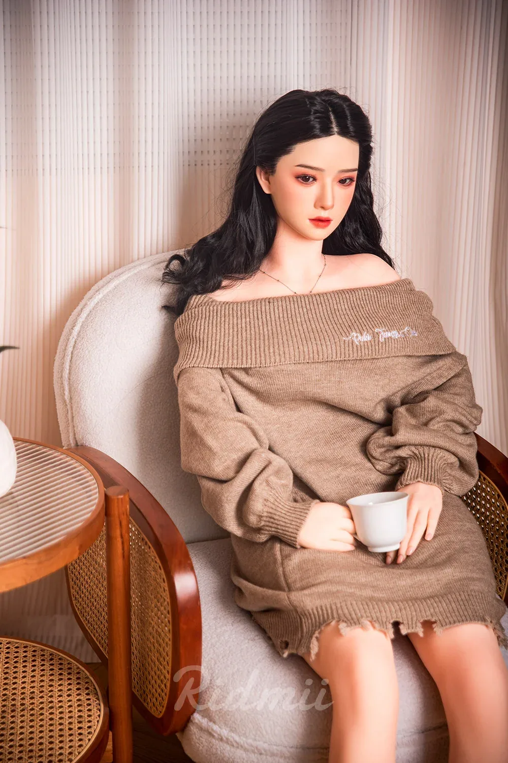 163cm (5ft3") Asian Hybrid Sex Doll Silicone Head & TPE Body - Muncey - In Stock | US Only view 2