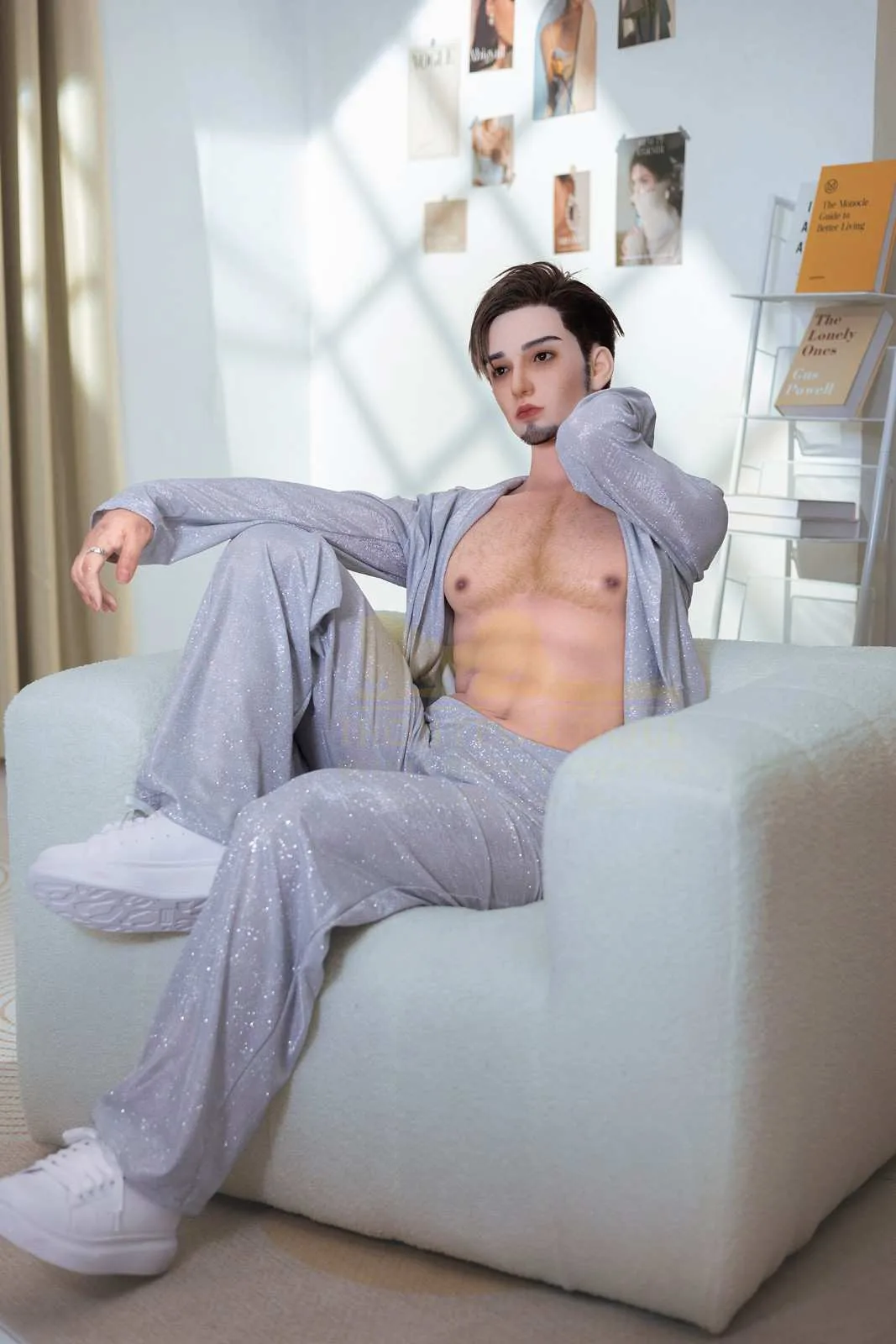 170cm (5ft5") Elegant Young Full Size Silicone Male Sex Doll - Jonh view 6