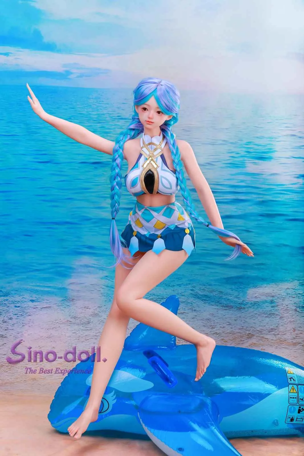 143cm (4ft8") Normal Breasts Full Platinum Silicone Doll - Soft-Max – Linbai view 8