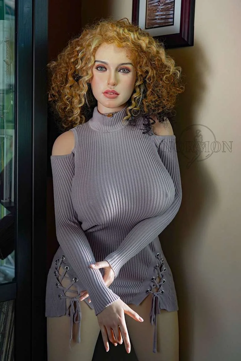 162cm (5ft4') I-Cup Curvy body with Curly Fry Hair Sex Doll - Idara view 8