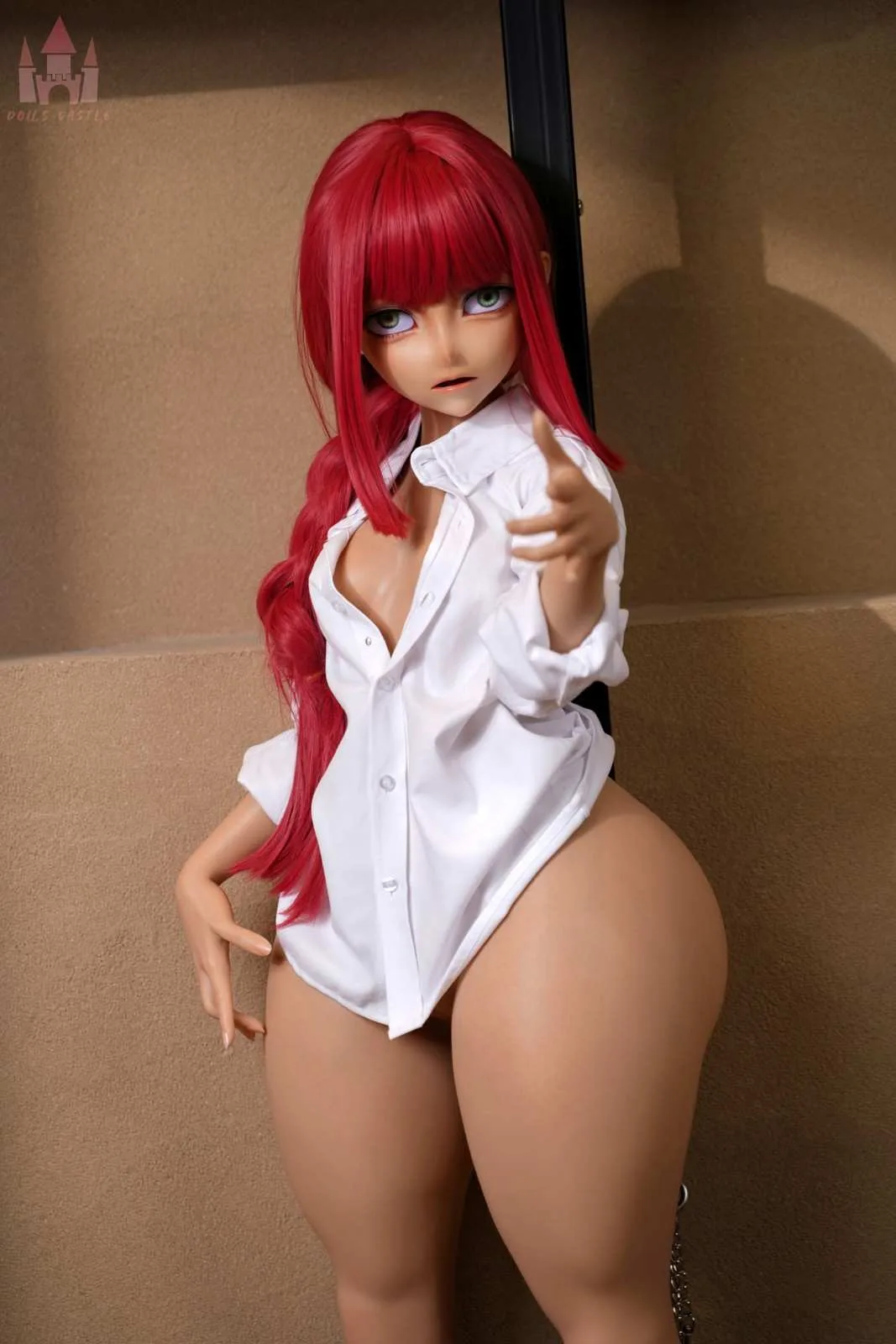135cm (4ft4") Anime Full Silicone Sex Doll - A-Cup - Seina Kojima view 4