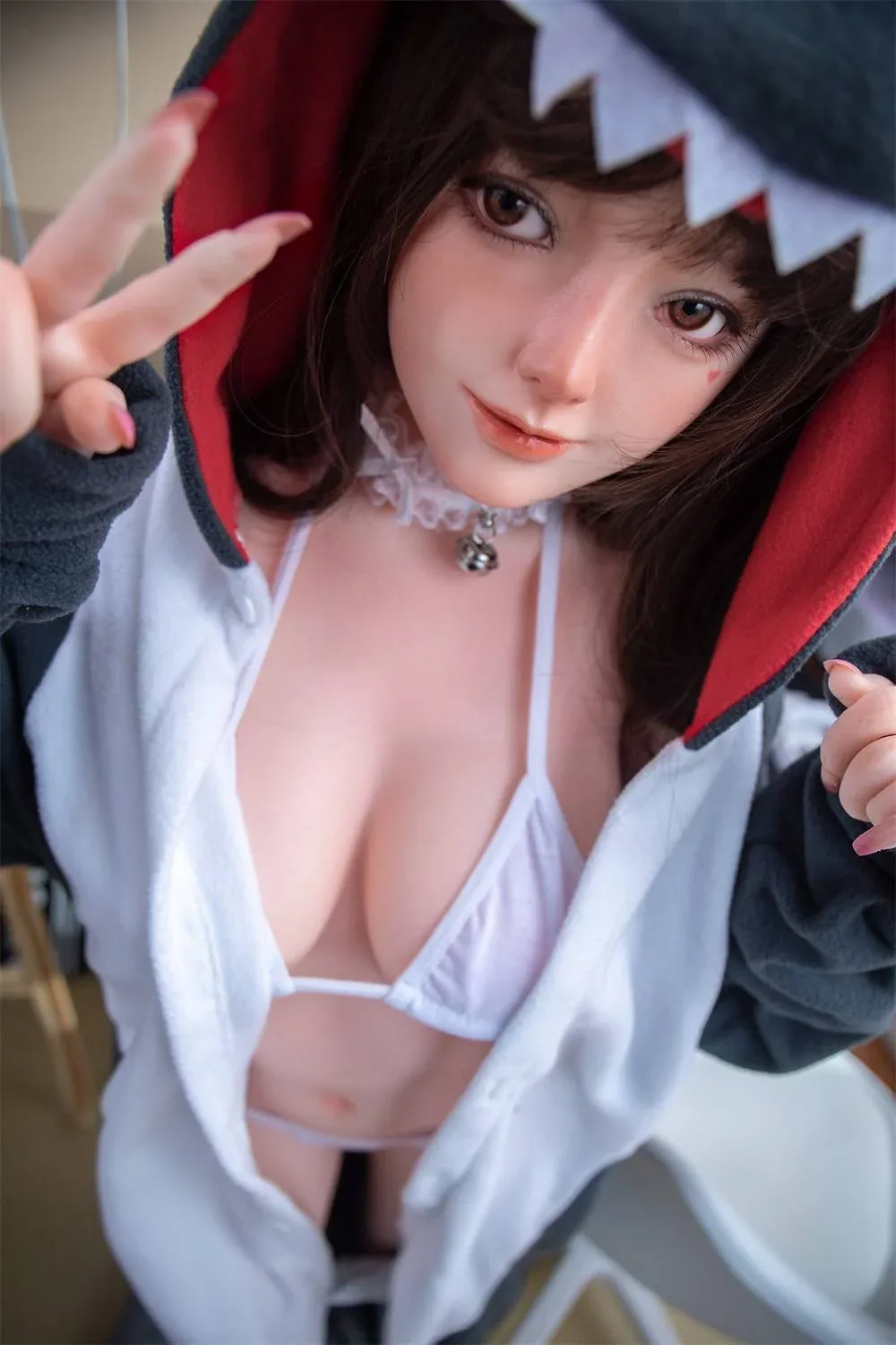 148cm (4ft10') PLUS Silicone Tiny Sex Doll - Aona view 7