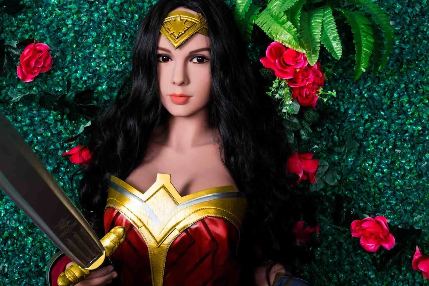 165cm (5ft5') Sexy Real Sex Doll Wonder Woman - D-Cup - Head#74 view 3